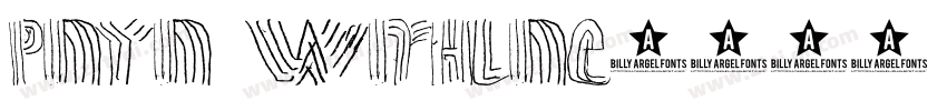 Pinyin withline字体转换
